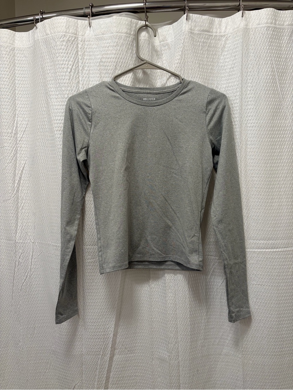 Hollister Heather Grey Long Sleeve Tee